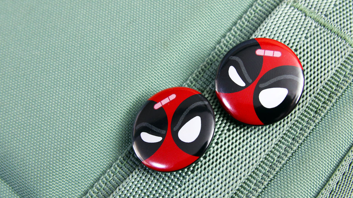 Deadpool promotional 25mm (1-inch) full-colour button badge
