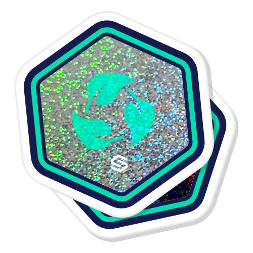 Eco-friendly glitter stickers product icon