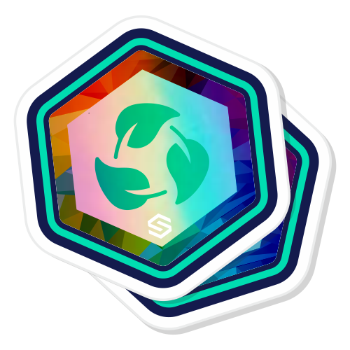 Eco-friendly holographic stickers product icon