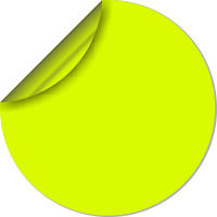 Fluorescent yellow material icon