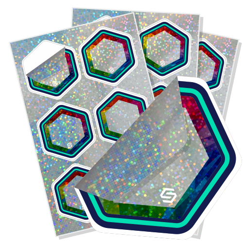Glitter sheet labels product icon