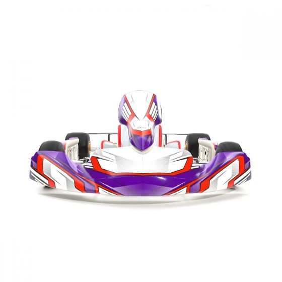 Sonic Purple Kart Graphics Kit Front Low View