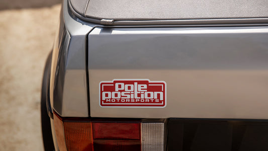 Pole Position motorsport logo car club sticker