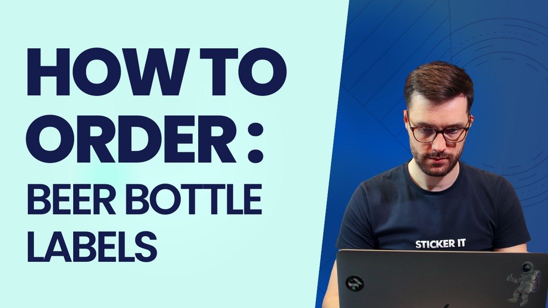 How to order beer bottle labels video