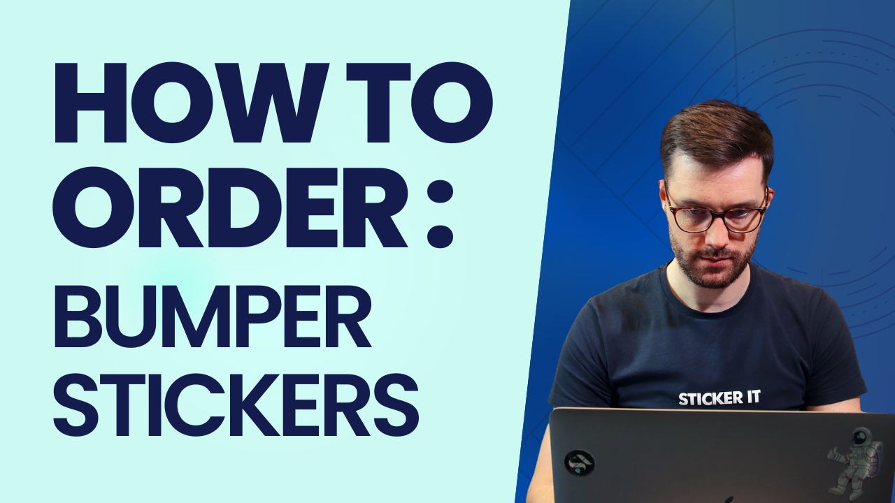 Load video: How to order bumper stickers video