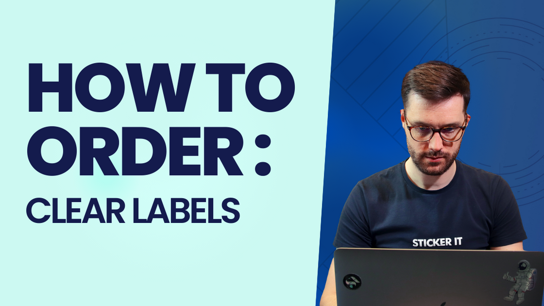 A video explaining what clear vinyl labels are and how to order them