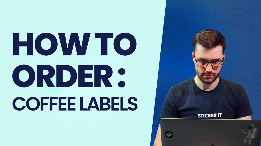 How to order coffee labels video