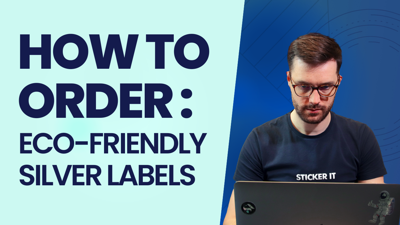 Load video: How to order eco-friendly silver labels video