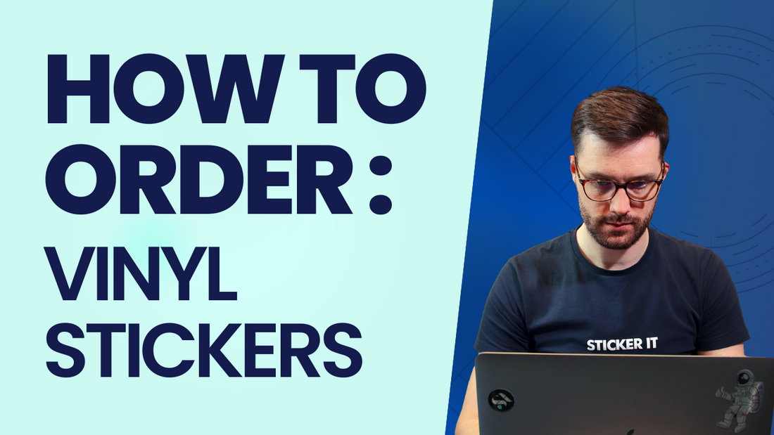 How to order vinyl stickers video