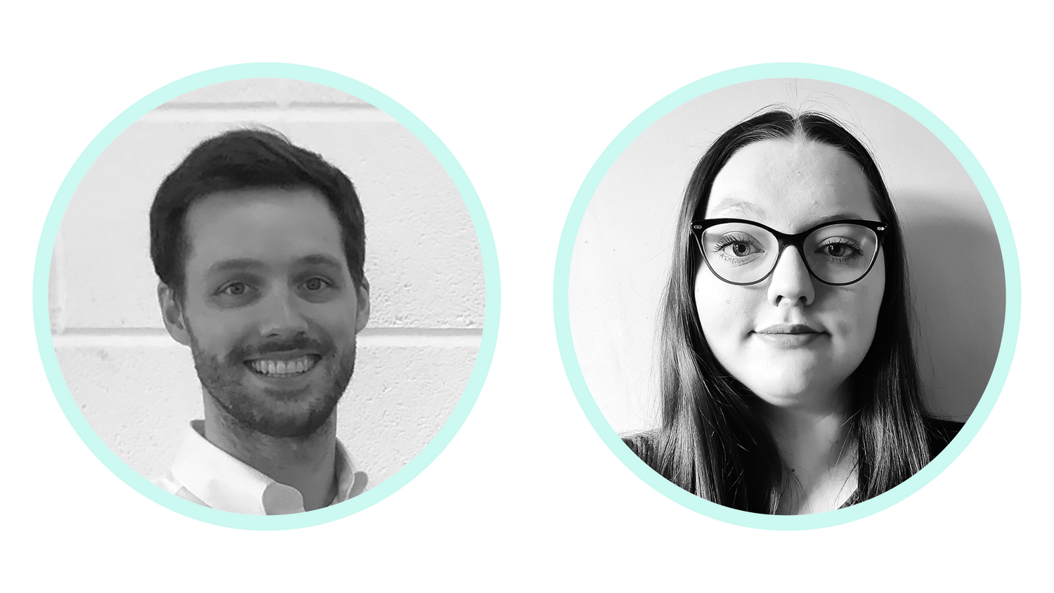 The faces of our customer service team at Sticker it - David & Lauren
