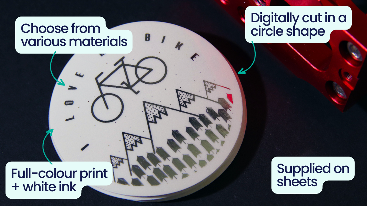 What are 1 inch round labels