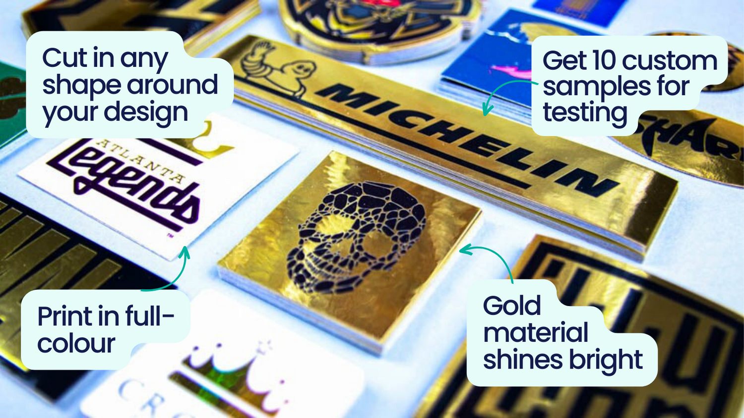 What are mirror gold samples