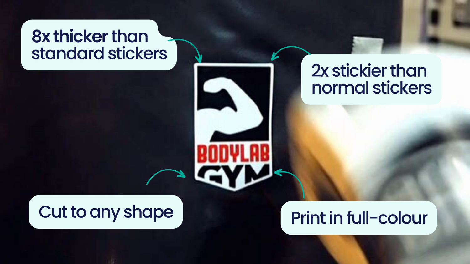 Heavy Duty Stickers - Industrial Strength - Free Shipping - StickerApp