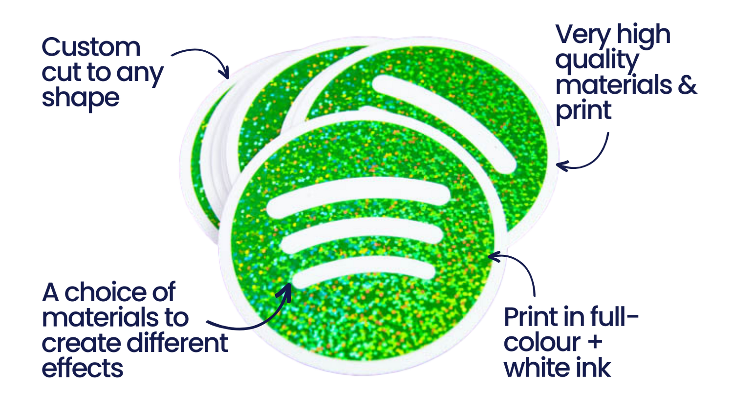 Logo Aufkleber - Kostenloser Versand