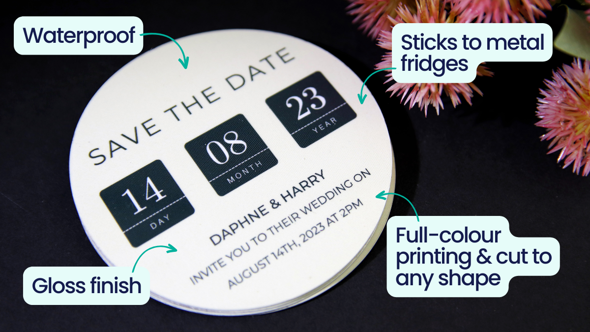 What is a save the date magnet