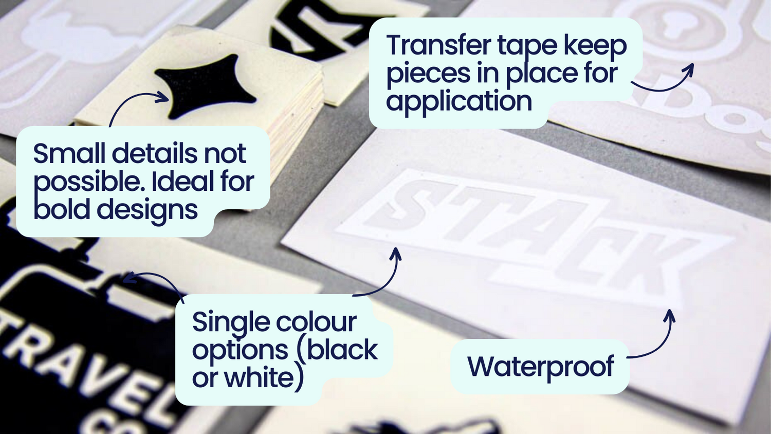 What is a transfer sticker