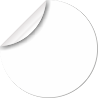White vinyl material icon